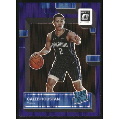 2022-23 Donruss Optic Purple Shock #229 Caleb Houstan RR
