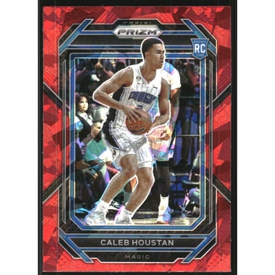 2022-23 Panini Prizm Prizms Red Ice #269 Caleb Houstan
