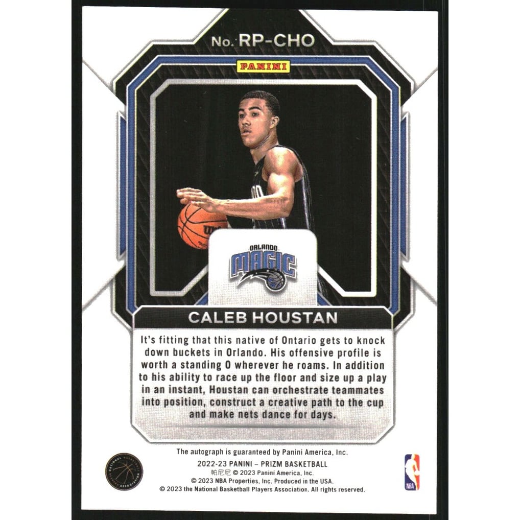 2022-23 Panini Prizm Rookie Penmanship #21 Caleb Houstan