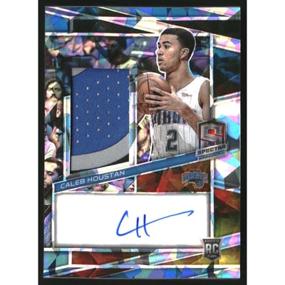 2022-23 Panini Spectra Astral #239 Caleb Houstan AU JSY