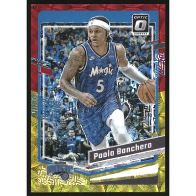 2023-24 Donruss Optic Red and Gold International #54 Paolo Banchero