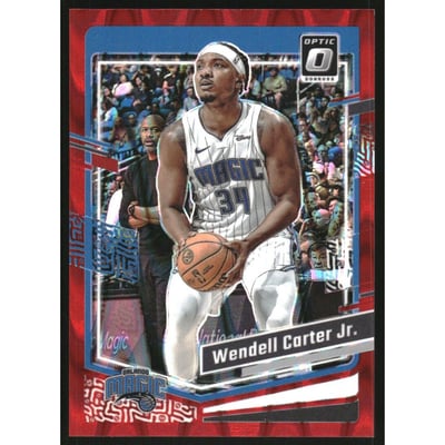 2023-24 Donruss Optic Red Seismic #89 Wendell Carter Jr.
