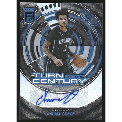 2023-24 Elite Turn of the Century Signatures #27 Chuma Okeke