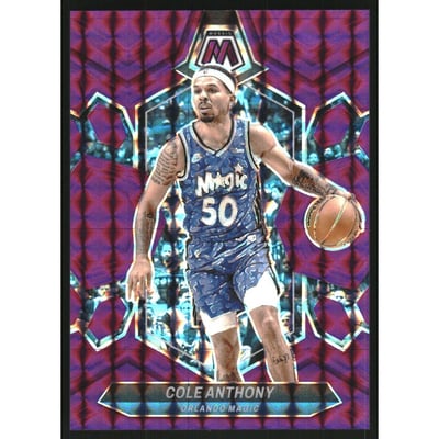 2023-24 Panini Mosaic Mosaic Purple #165 Cole Anthony