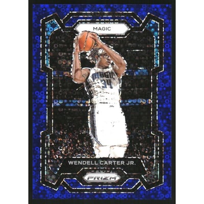 2023-24 Panini Prizm Prizms Fast Break Blue #279 Wendell Carter Jr.