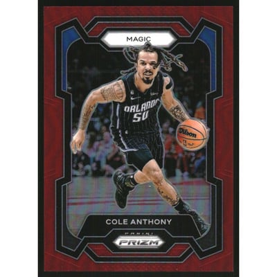 2023-24 Panini Prizm Prizms Red #16 Cole Anthony
