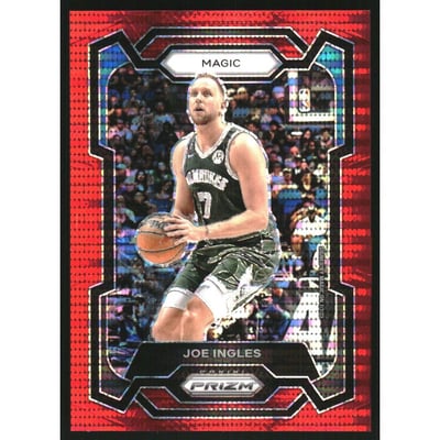 2023-24 Panini Prizm Prizms Red Seismic #296 Joe Ingles