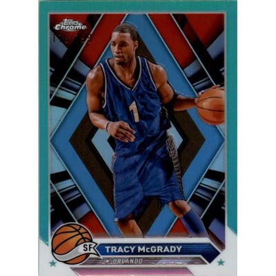 2023-24 Topps Chrome Aqua Refractors #24 Tracy McGrady