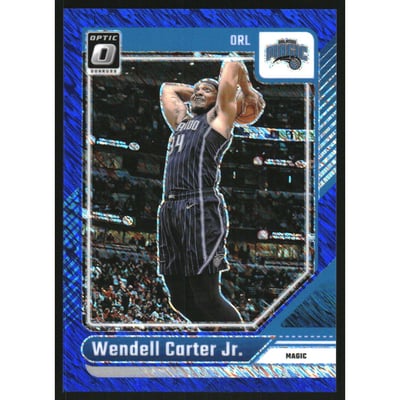 2024-25 Donruss Optic Blue Shimmer #126 Wendell Carter Jr.