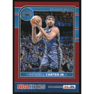 2024-25 Hoops Premium Prizms Red #10 Wendell Carter Jr.