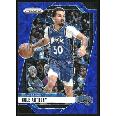 2024-25 Panini Prizm Prizms Choice Blue #73 Cole Anthony