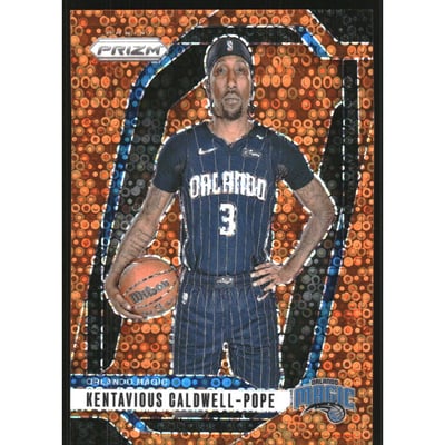 2024-25 Panini Prizm Prizms Fast Break Orange #63 Kentavious Caldwell-Pope