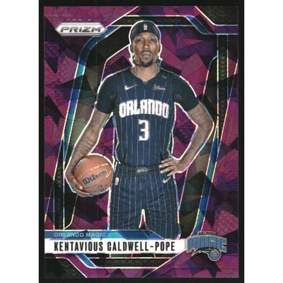 2024-25 Panini Prizm Prizms Purple Ice #63 Kentavious Caldwell-Pope