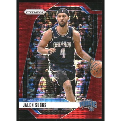 2024-25 Panini Prizm Prizms Red Pulsar #4 Jalen Suggs