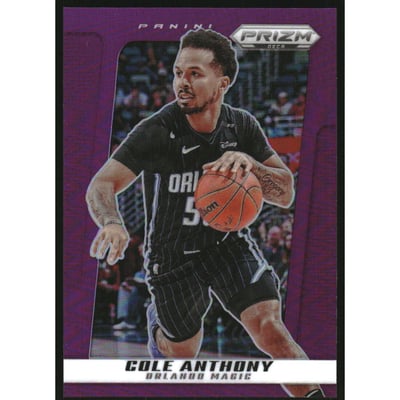 2024-25 Prizm Deca Prizms Purple #146 Cole Anthony