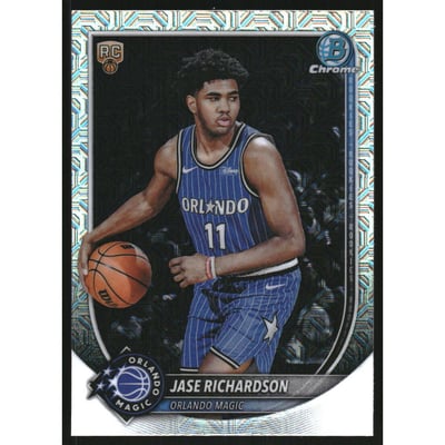 2025-26 Bowman Chrome Mojo Refractors #BCV25 Jase Richardson