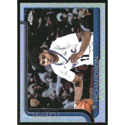 2025-26 Topps Chrome Refractors #275 Jase Richardson