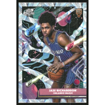 2025-26 Topps Cosmic Chrome Nucleus Refractors #144 Jase Richardson