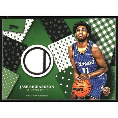2025-26 Topps Holiday Holiday Relics #HR21 Jase Richardson