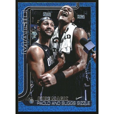 2025-26 Topps Sandglitter Blue #271 Pure Magic/Paolo Banchero/Jalen Suggs