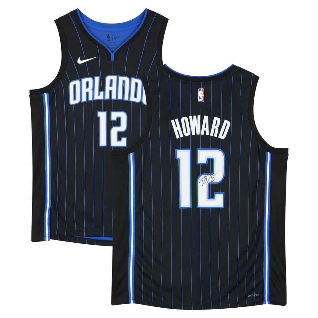 Dwight Howard Orlando Magic Autographed Fanatics Authentic Black Icon Edition Nike Swingman Jersey  