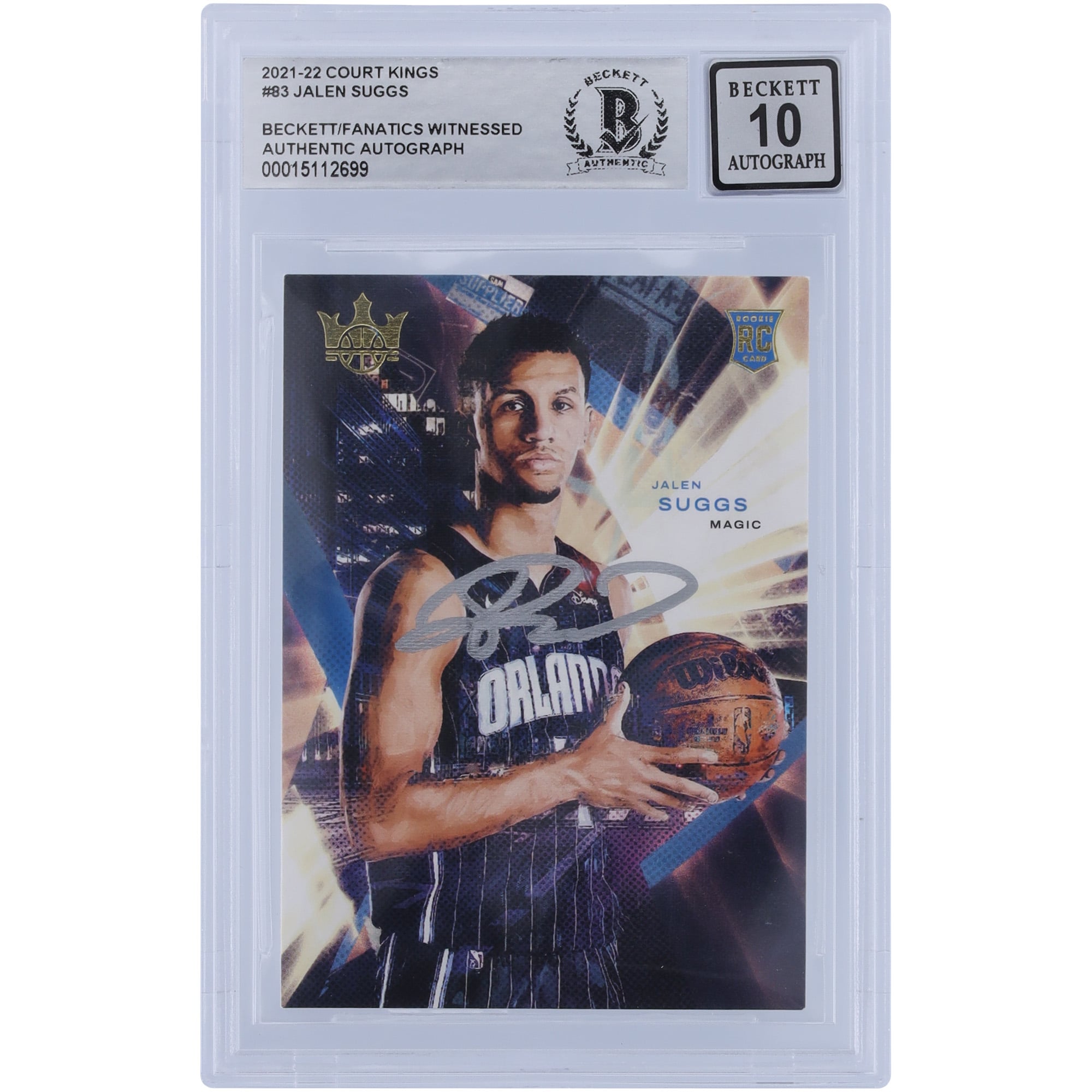 NBAカード jalen suggs /99 サインカード rc