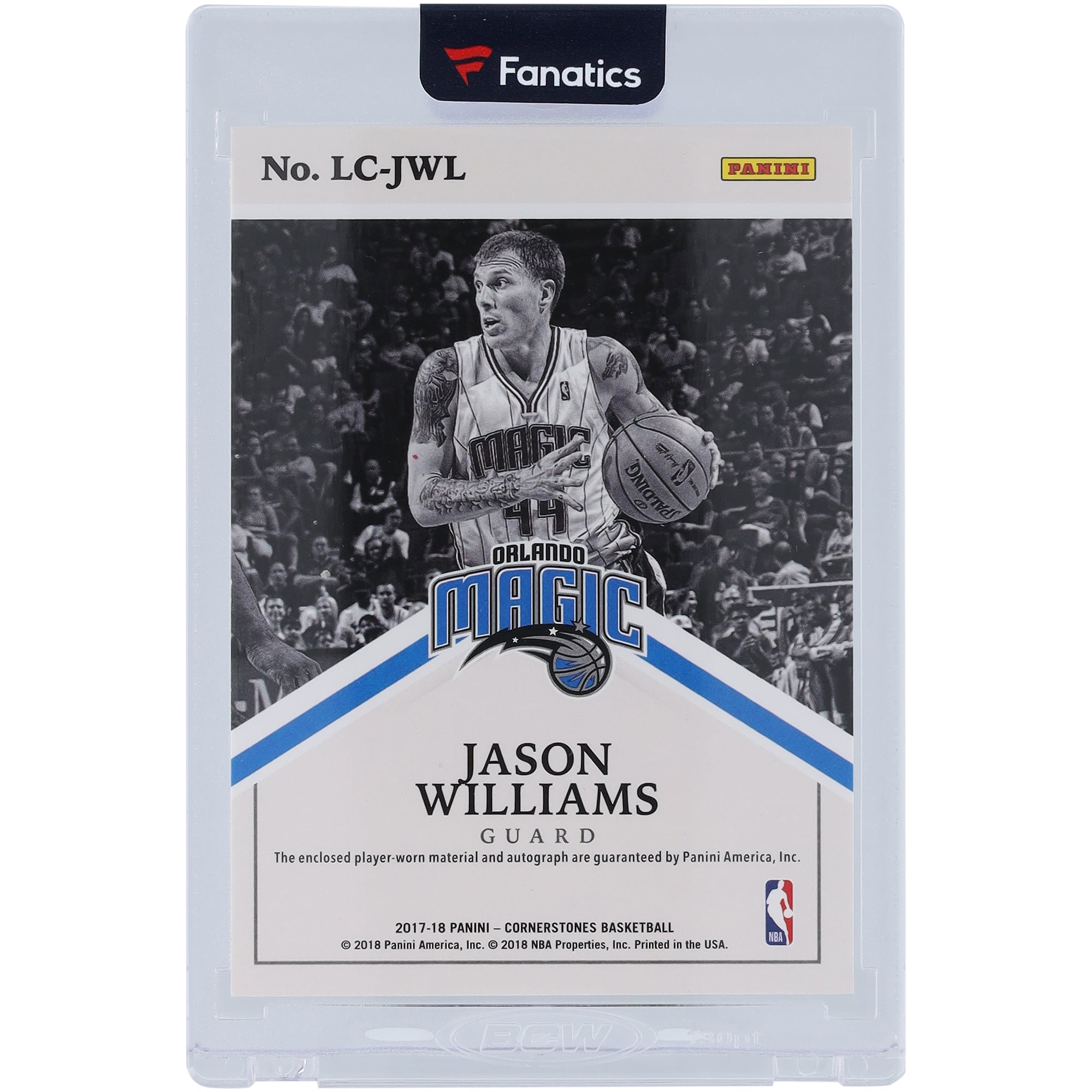 2017-18 Dominion Jason Williams Main Exhibit Legends Autograph 