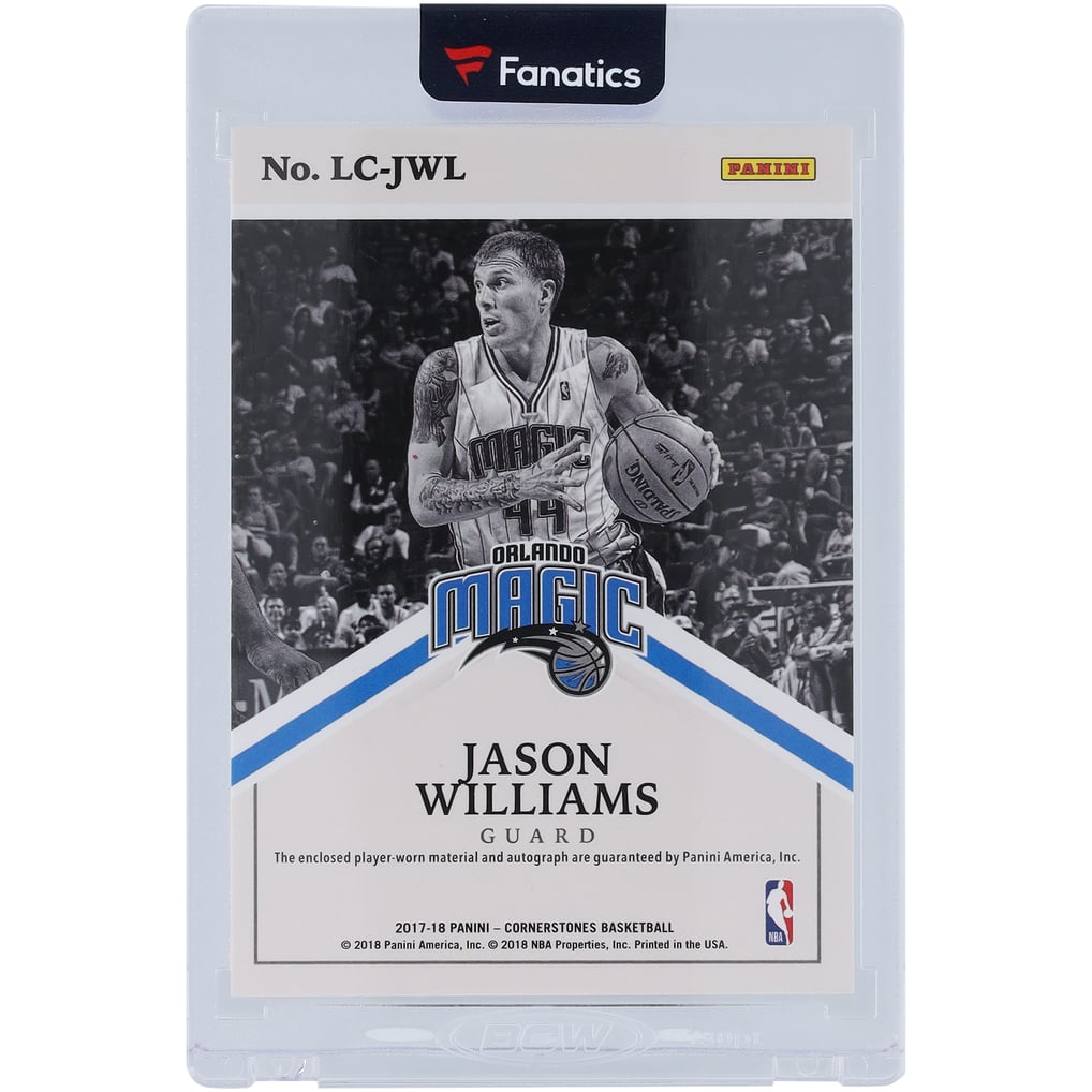 Jason Williams Orlando Magic Autographed 2017-18 Panini 