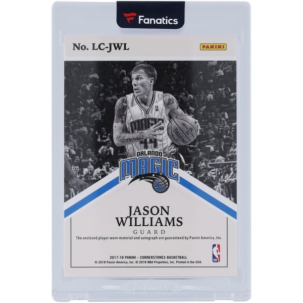 Jason Williams Orlando Magic Autographed 2017-18 Panini 
