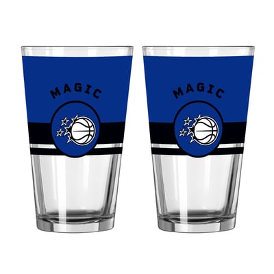 Orlando Magic Logo Brands Two-Piece 16oz. Horizon Pint Glass Set