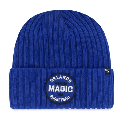  Orlando Magic '47 Ribbed Snowdrift Cuffed Knit Hat - Royal