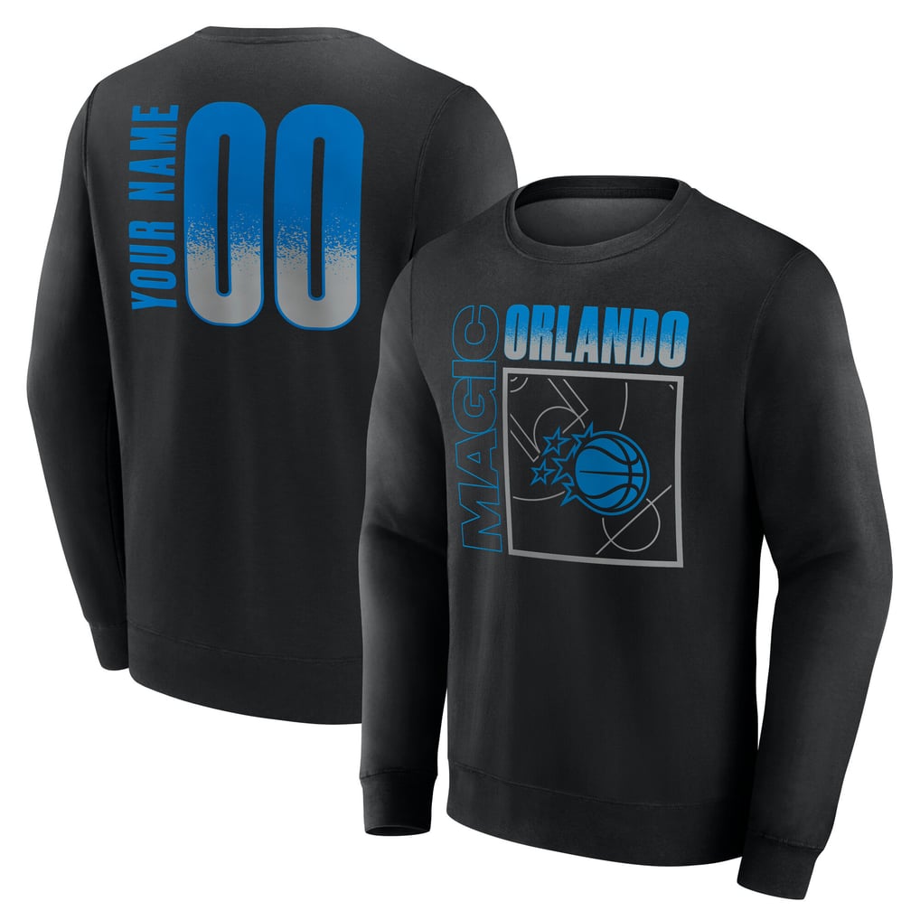 Orlando Magic  Home Court Pop Personalized Name & Number Sweatshirt - Black