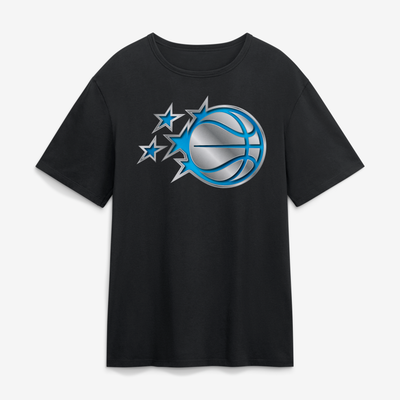 Orlando Magic  Metallic Mascot T-Shirt - Black