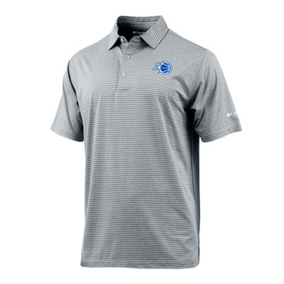 Orlando Magic Columbia Striped Tempo Swing Polo - Black