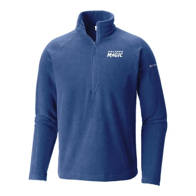 Orlando Magic Columbia Everest Ridge Raglan Half-Zip Fleece Pullover - Blue
