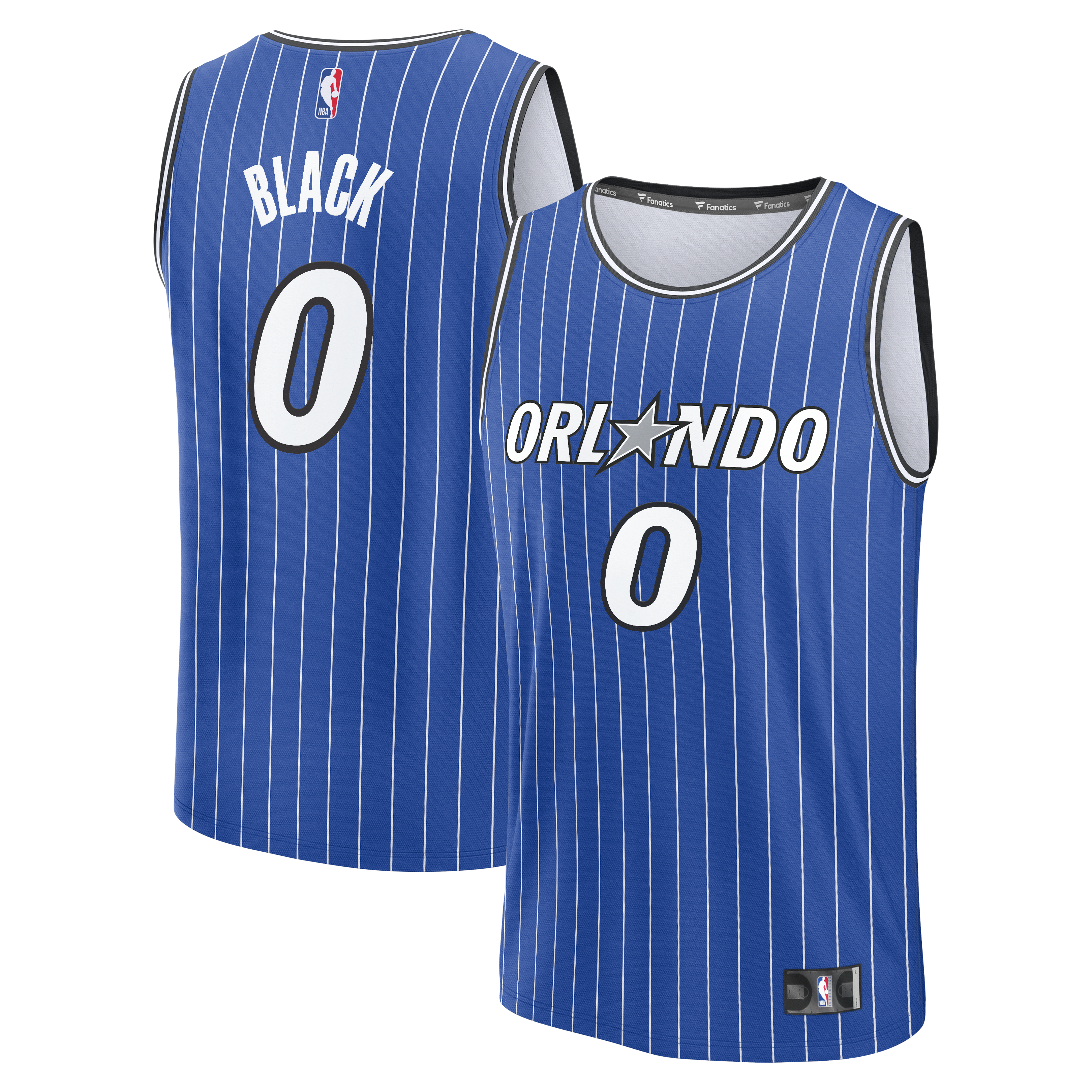Anthony Black Orlando Magic Fast Break Replica Jersey Royal Icon Edition