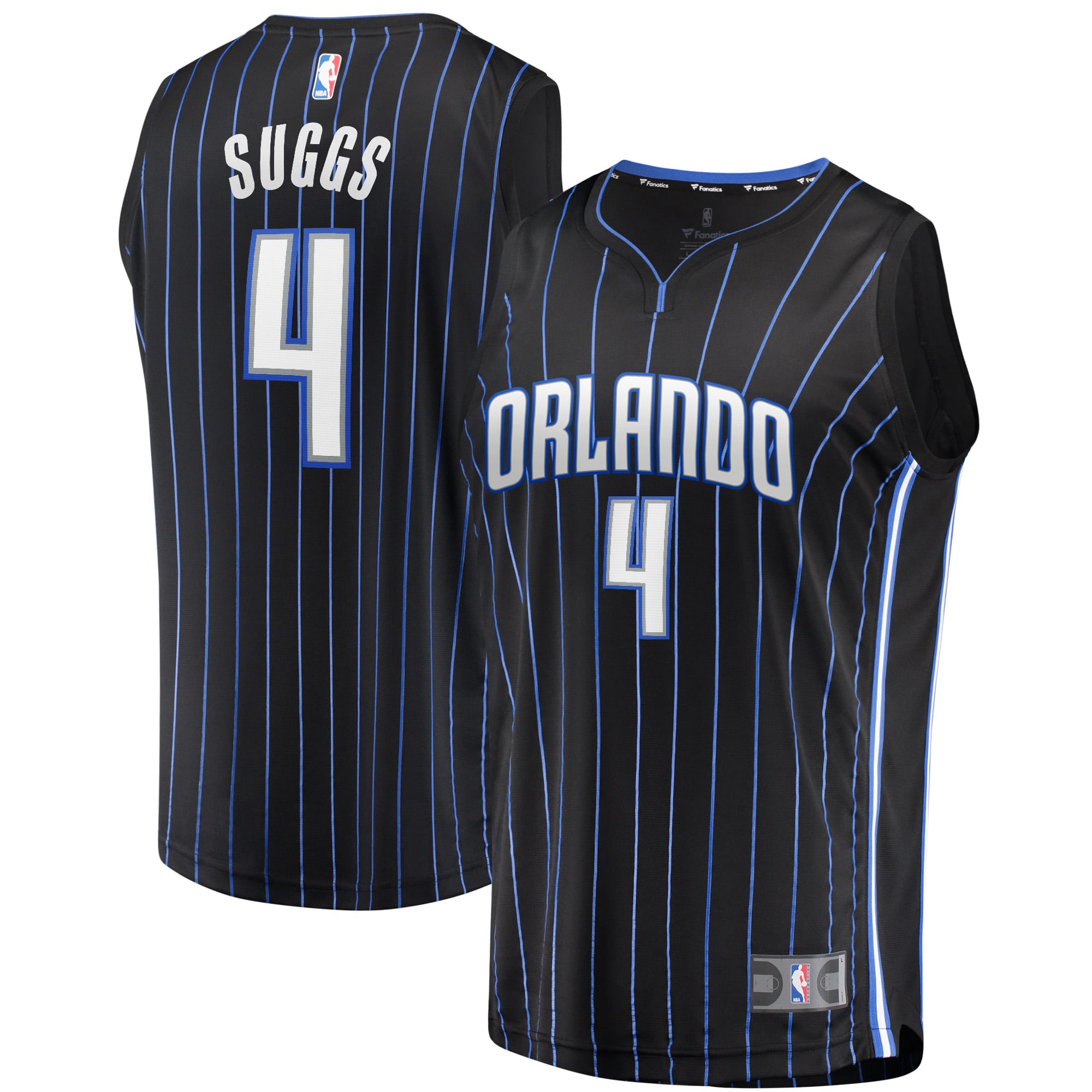 FANATICS Jalen Suggs 直筆サイン入りユニフォーム 額装済 Men's Orlando Magic Jalen Suggs Fanatics Black Fast Break Replica