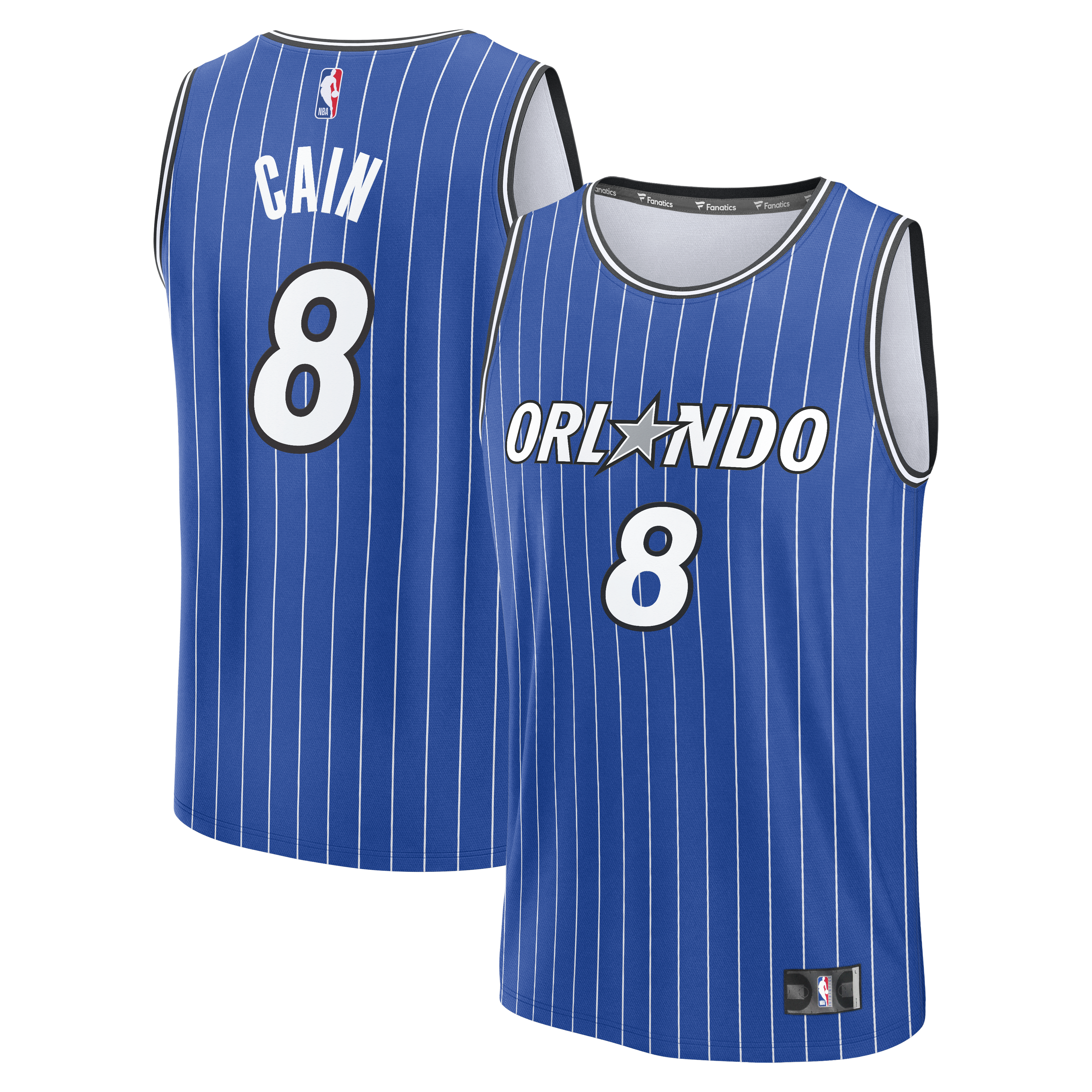 Jamal Cain Orlando Magic Fast Break Jersey Icon Edition Blue