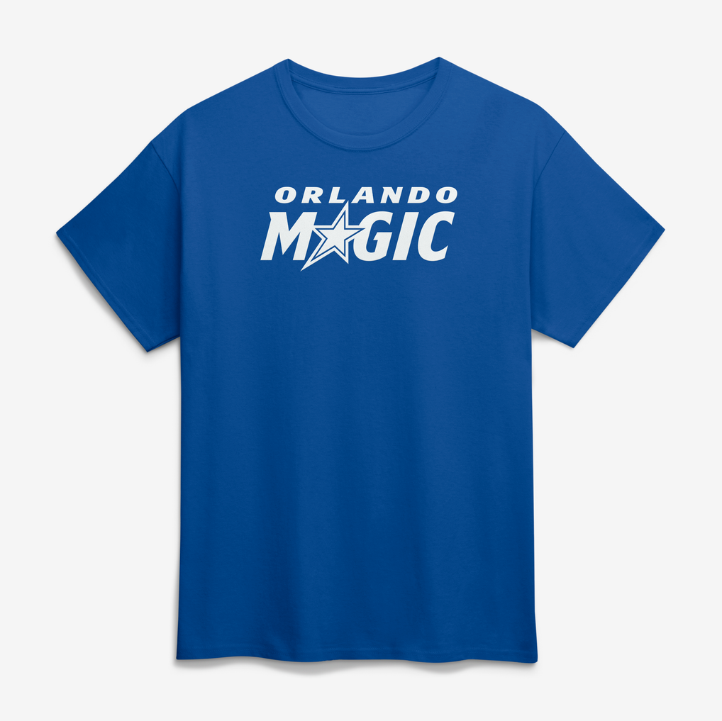 Orlando Magic Logo Athletic Wordmark T-Shirt - Blue