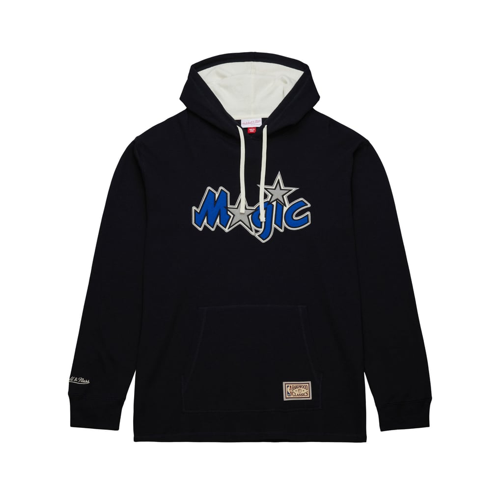 Orlando Magic Mitchell & Ness Hardwood Classics Lightweight Thermal Pullover Hoodie - Black