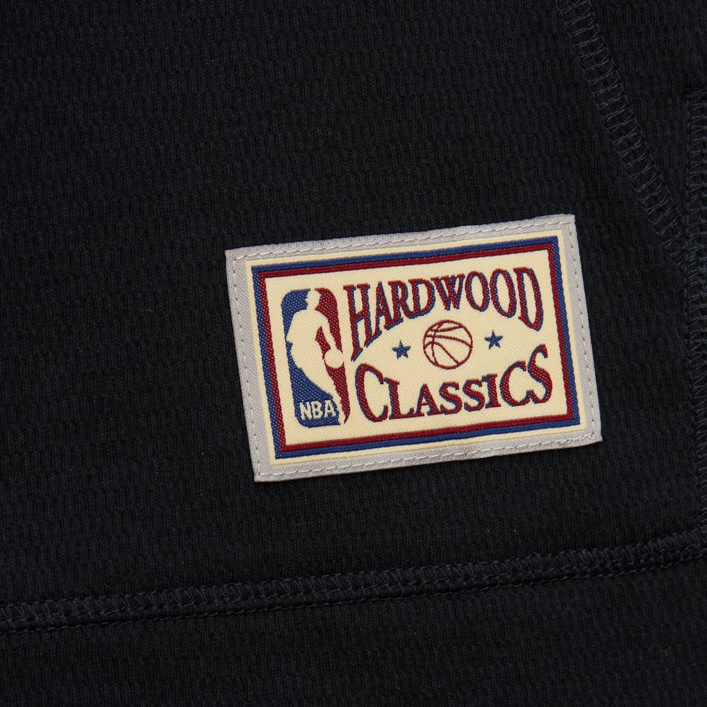Orlando Magic Mitchell & Ness Hardwood Classics Lightweight Thermal Pullover Hoodie - Black