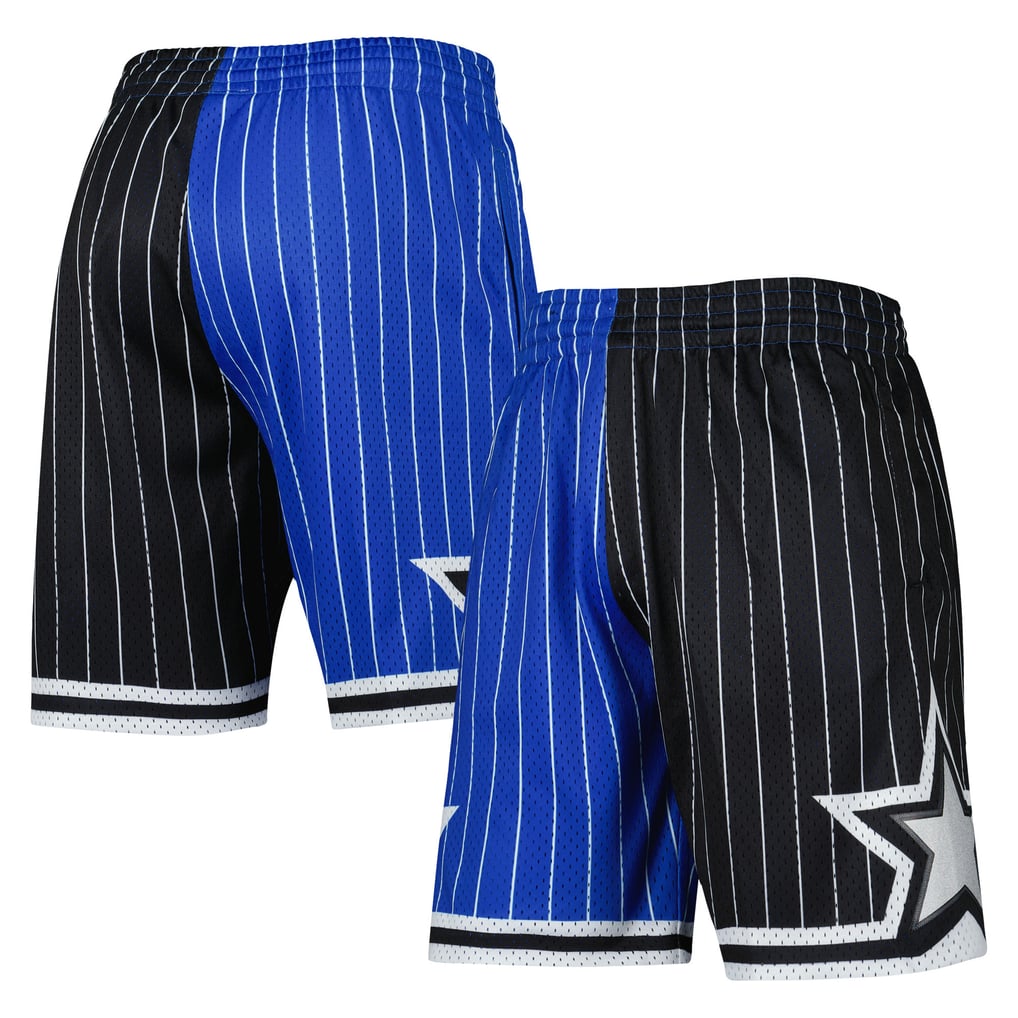 Orlando Magic Mitchell & Ness Hardwood Classics 1994 Split Swingman Shorts - Blue/Black