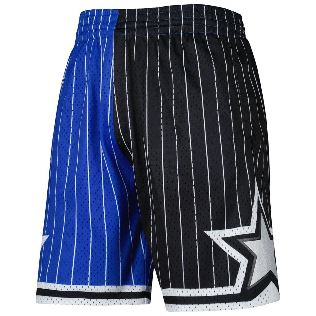 Orlando Magic Mitchell & Ness Hardwood Classics 1994 Split Swingman Shorts - Blue/Black