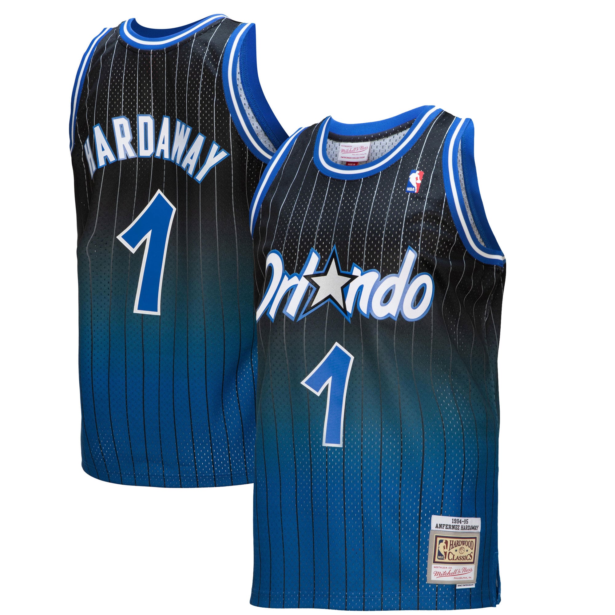Men's Orlando Magic Penny Hardaway Mitchell & Ness Royal/Black