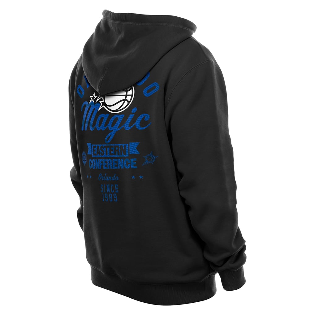 Orlando Magic New Era Front and Back Graphic Pullover Hoodie - Black
