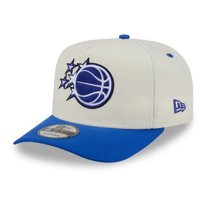 Orlando Magic New Era City A-Frame 9FIFTY Snapback Hat - Cream/Blue