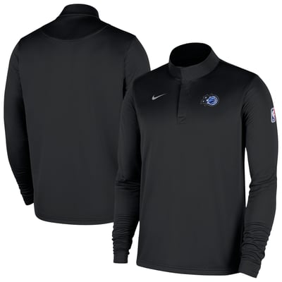 Orlando Magic Nike Authentic Coaches Quarter-Zip Dri-FIT Top - Black