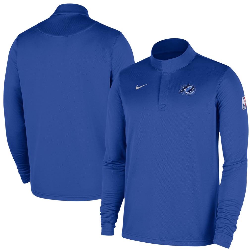 Orlando Magic Nike 2025/26 Authentic Coaches Quarter-Zip Dri-Fit Top - Blue