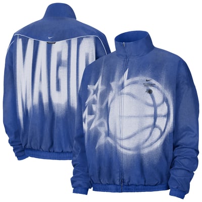 Orlando Magic Nike 2026/27 Standard Issue On-Court Game Theater Loud Full-Zip Jacket - Blue