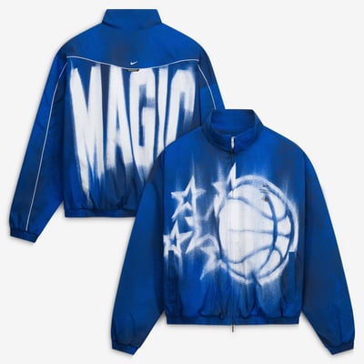 Orlando Magic Nike 2026/27 Standard Issue On-Court Game Theater Loud Full-Zip Jacket - Blue